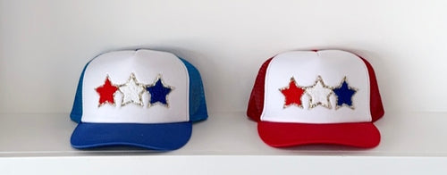 Load image into Gallery viewer, Stars Trucker Hat
