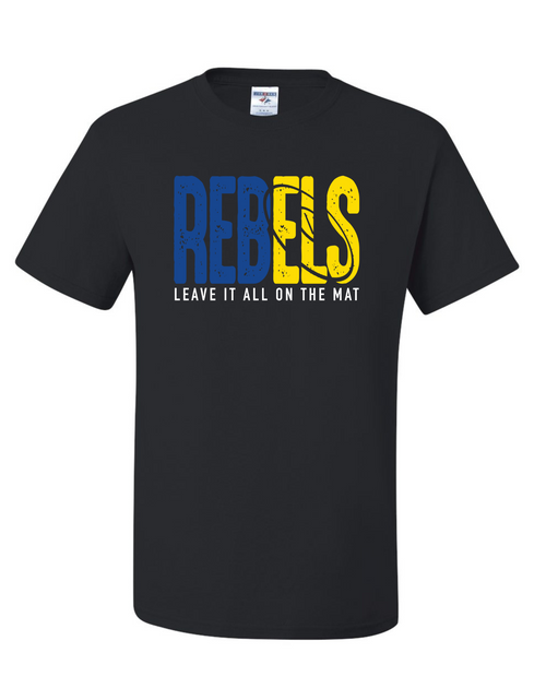 Load image into Gallery viewer, Rebels Leave it All on the Mat SPORT-TEK dri fit
