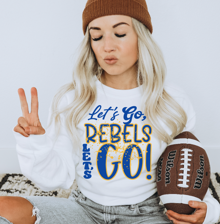 BELLA + CANVAS Let's Go Rebels T-shirt