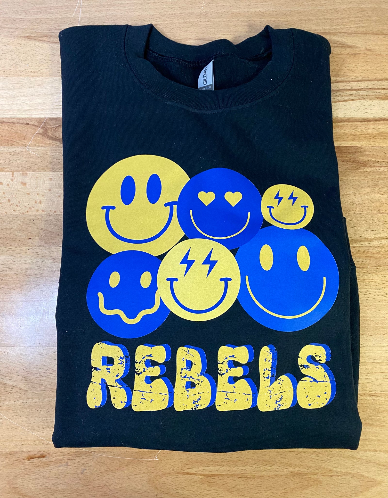 ADULT Smiley Rebels (Blue and Gold)