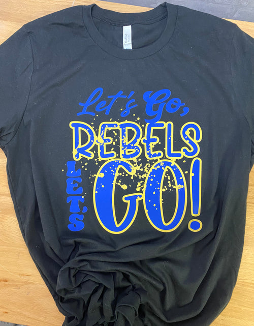 Load image into Gallery viewer, BELLA + CANVAS Let&#39;s Go Rebels T-shirt
