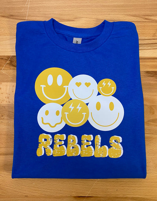 Load image into Gallery viewer, TODDLER Smiley Rebels Royal Blue
