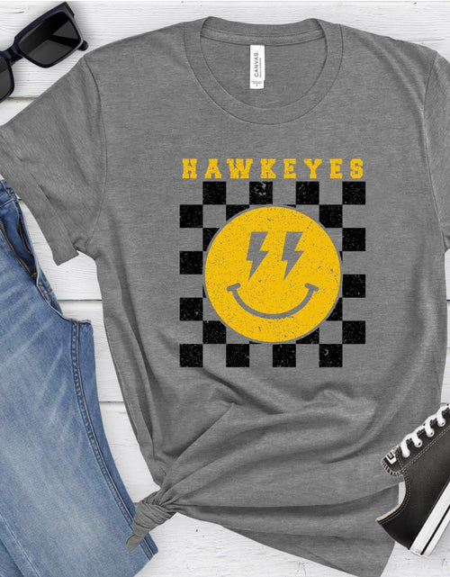 Load image into Gallery viewer, Hawkeyes Smiley T-shirt
