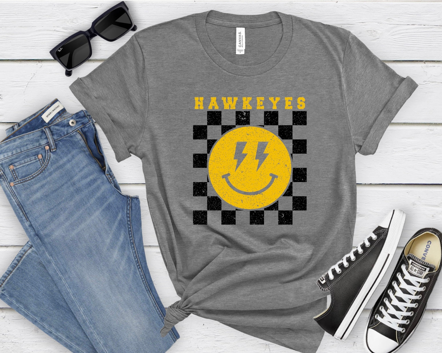 Hawkeyes Smiley T-shirt