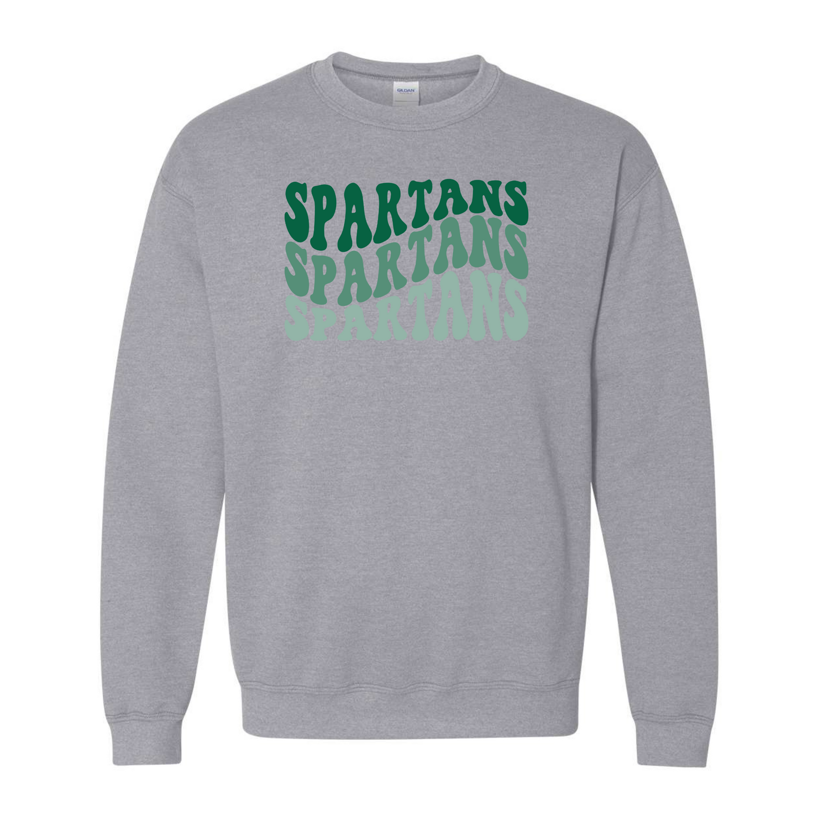Ombre Groovy Spartans Sweatshirt  ADULT