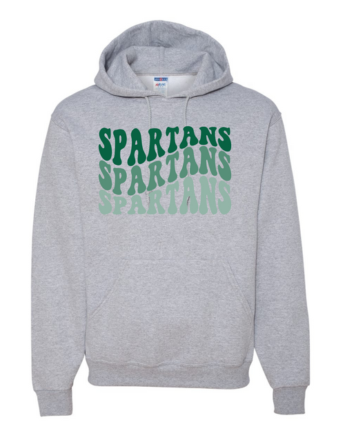 Load image into Gallery viewer, Ombre Groovy Spartans Sweatshirt  ADULT
