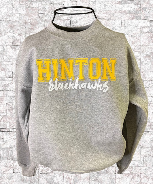 Hinton Blackhawks Youth Crewneck