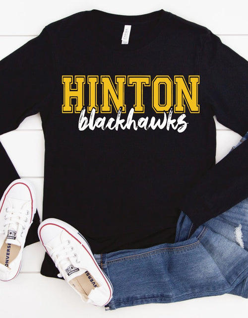 Load image into Gallery viewer, Hinton Blackhawk Youth Tees
