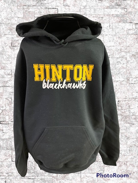 Load image into Gallery viewer, Hinton Blackhawks Youth Hoodie
