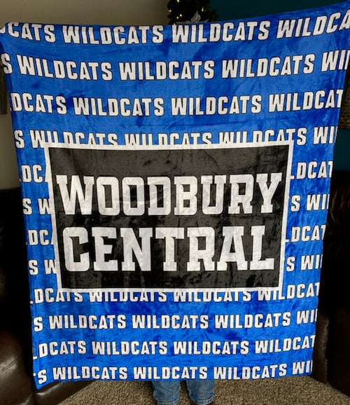Load image into Gallery viewer, WC Wildcats Minky Blanket
