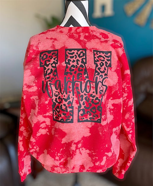 Load image into Gallery viewer, PRE-ORDER - Warriors Red Acid Wash Sweatshirt
