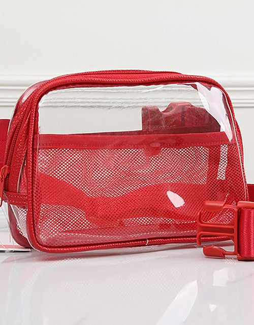 Load image into Gallery viewer, Clear Crossbody Belt Bag
