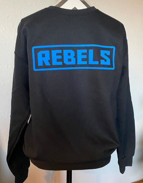 Load image into Gallery viewer, Rebels Puff Design JERZEES Crewneck ADULT
