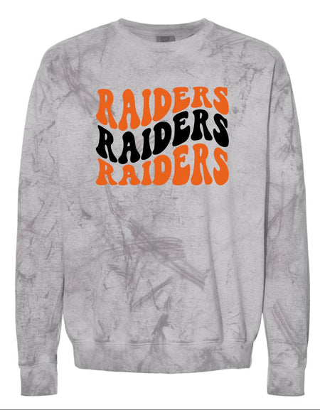 Retro Raiders Comfort Colors Crewneck Smoke – In The Stands Apparel