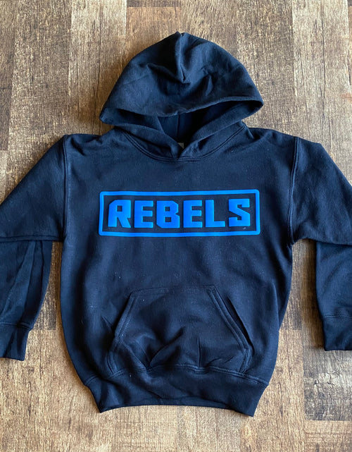 Load image into Gallery viewer, Rebels Puff Design Hoodie YOUTH
